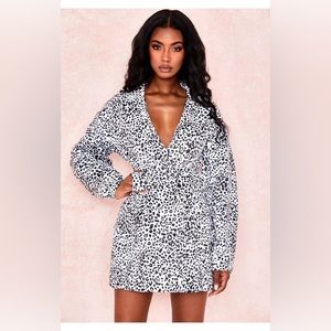 House of cb waist corseted mini dress blazer